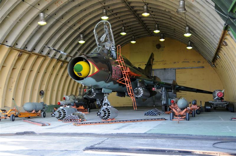 27.JPG - Su-22 with weapons display